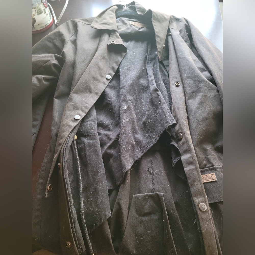Outback trading company leather duster